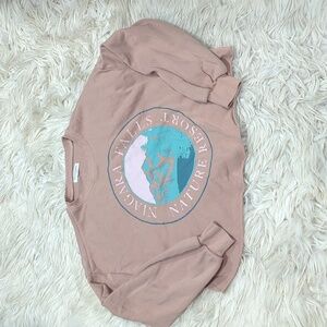 Niagra falls crop sweatshirt